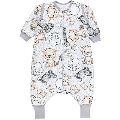 TupTam Sacco Nanna con Gambe, Maniche Rimovibili, 2.5 TOG Tutte le Stagioni OEKO-TEX TupTam Sacco Nanna con Gambe, Maniche Rimovibili, 2.5 TOG Tutte le Stagioni OEKO-TEX