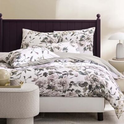 Designers Guild Copripiumino stampato in raso di cotone, Shanghai Garden, 200 x 200 cm, Designer Guild Designers Guild Copripiumino stampato in raso di cotone, Shanghai Garden, 200 x 200 cm, Designer Guild