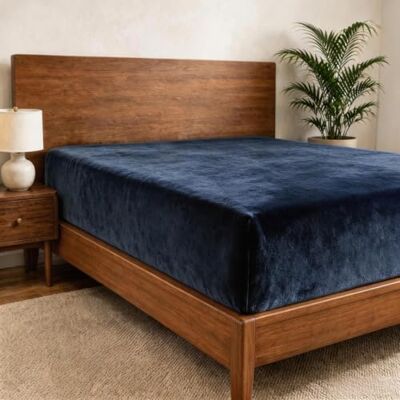 Cathay Home Lenzuolo con angoli per letto matrimoniale in flanella, ultra morbido e spesso, senza pelucchi, per tutte le stagioni, caldo e accogliente, lenzuolo con angoli profondi 30,5 cm Cathay Home Lenzuolo con angoli per letto matrimoniale in flanella, ultra morbido e spesso, senza pelucchi, per tutte le stagioni, caldo e accogliente, lenzuolo con angoli profondi 30,5 cm