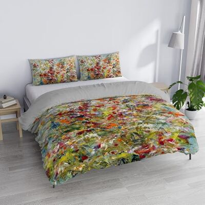 Italian Bed Linen Parure Copripiumino Matrimoniale “Sogni d’Autore” 100% cotone, Made in Italy, 250×200 cm con Doppia Patella 50 cm + 2 Federe 50×80 cm con Patella Interna, Stampa Digitale SD20 Italian Bed Linen Parure Copripiumino Matrimoniale “Sogni d’Autore” 100% cotone, Made in Italy, 250×200 cm con Doppia Patella 50 cm + 2 Federe 50×80 cm con Patella Interna, Stampa Digitale SD20