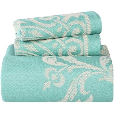 Superior Copriletto, Cotone, Ada Turchese, King Superior Copriletto, Cotone, Ada Turchese, King