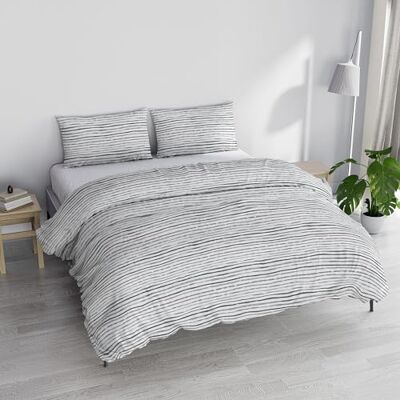Italian Bed Linen PRINTED COLORS Parure Copripiumino made in Italy, STRAITS FUMO, Matrimoniale Italian Bed Linen PRINTED COLORS Parure Copripiumino made in Italy, STRAITS FUMO, Matrimoniale