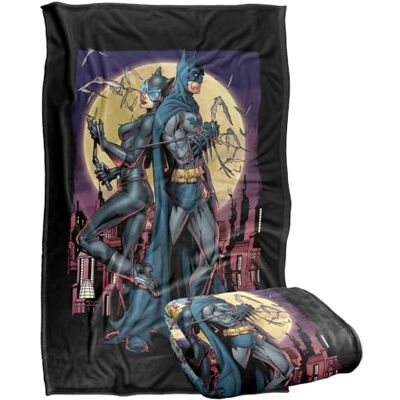 LOGOVISION Batman Paint The Town Rosso Coperta super morbida al tatto setoso – 91 x 147 cm LOGOVISION Batman Paint The Town Rosso Coperta super morbida al tatto setoso – 91 x 147 cm