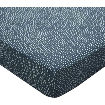 Origin Lenzuolo con angoli con angoli con stampa in lyocell, Giada, 140 x 190 cm, , Blu Origin Lenzuolo con angoli con angoli con stampa in lyocell, Giada, 140 x 190 cm, , Blu