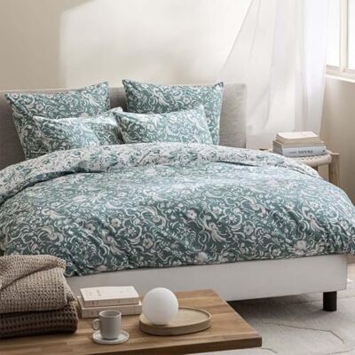 Designers Guild Copripiumino stampato in percalle di cotone, Kawana, 240 x 220 cm, Designers Guild Copripiumino stampato in percalle di cotone, Kawana, 240 x 220 cm,
