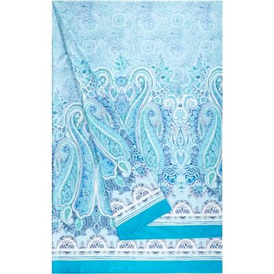 Bassetti MERGELLINA Foulard in 100% cotone, colore blu oceano B1, dimensioni: 350 x 270 cm Bassetti MERGELLINA Foulard in 100% cotone, colore blu oceano B1, dimensioni: 350 x 270 cm