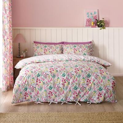 Catherine Lansfield Tilly Floral Federe reversibile - Set di lenzuola con copripiumino Catherine Lansfield Tilly Floral Federe reversibile - Set di lenzuola con copripiumino