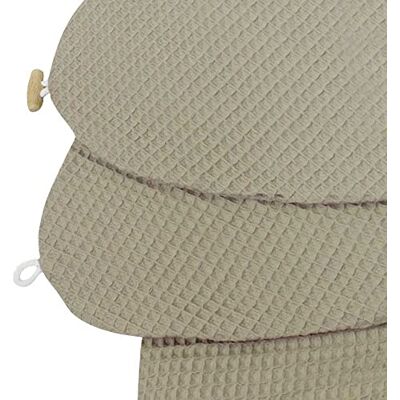 HOBEA-Germany Fodera per cuscino da allattamento per cuscino da allattamento 190cm in diversi colori e disegni (Nido D´ape Color Talpa) HOBEA-Germany Fodera per cuscino da allattamento per cuscino da allattamento 190cm in diversi colori e disegni (Nido D´ape Color Talpa)