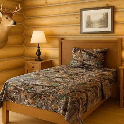 Northwest Realtree Edge Set di 3 fogli singoli Northwest Realtree Edge Set di 3 fogli singoli