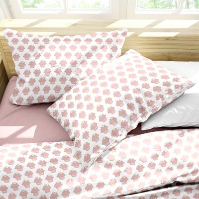 Ruggeri Set Lenzuola Letto Matrimoniali 4 Pezzi in 100% Cotone di Alta Qualità, Lenzuolo con Angoli 170x200 cm, Lenzuolo Piatto 240x280 cm e 2 Federe 50x80 cm (Cupcakes Rosa, Matrimoniale) Ruggeri Set Lenzuola Letto Matrimoniali 4 Pezzi in 100% Cotone di Alta Qualità, Lenzuolo con Angoli 170x200 cm, Lenzuolo Piatto 240x280 cm e 2 Federe 50x80 cm (Cupcakes Rosa, Matrimoniale)