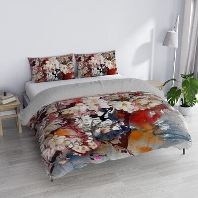 Italian Bed Linen Parure copripiumino stampa digitale Sogni d’Autore, SD16, Matrimoniale Italian Bed Linen Parure copripiumino stampa digitale Sogni d’Autore, SD16, Matrimoniale
