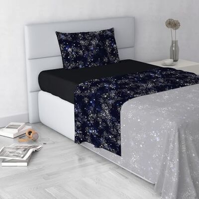 Italian Bed Linen Set Lenzuola Letto Fashion, Made in Italy- Completo Letto in Morbida Microfibra, Lenzuolo Sotto con Angoli, Telo Sopra 180x270 e Federa con Patella Interna, Piazza e Mezza, Orione Italian Bed Linen Set Lenzuola Letto Fashion, Made in Italy- Completo Letto in Morbida Microfibra, Lenzuolo Sotto con Angoli, Telo Sopra 180x270 e Federa con Patella Interna, Piazza e Mezza, Orione