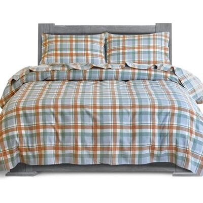 Elegant Comfort Set di lenzuola in 100% flanella di cotone turco, morbide, 4 pezzi, lenzuolo con angoli profondi, ultra morbide, calde e anti-pelucchi, per letto king, colore: corallo Elegant Comfort Set di lenzuola in 100% flanella di cotone turco, morbide, 4 pezzi, lenzuolo con angoli profondi, ultra morbide, calde e anti-pelucchi, per letto king, colore: corallo