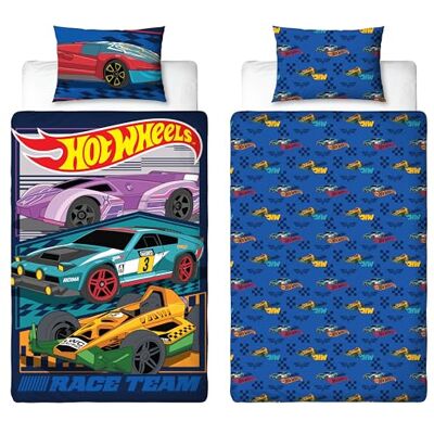 Character World Hot Wheels Set Copripiumino Singolo Ufficiale Design Motorway Copripiumino Reversibile 2 Lati Incluso Federa Coordinata Perfetto per Camerette Bambini Polcotone Character World Hot Wheels Set Copripiumino Singolo Ufficiale Design Motorway Copripiumino Reversibile 2 Lati Incluso Federa Coordinata Perfetto per Camerette Bambini Polcotone