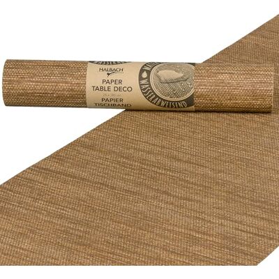 Halbach Nastro in seta di carta, larghezza 25 cm, lunghezza 1,80 m, moderno runner da tavolo, lavabile, decorazione da tavolo per esterni, resistente alle intemperie, colore: palissandro Halbach Nastro in seta di carta, larghezza 25 cm, lunghezza 1,80 m, moderno runner da tavolo, lavabile, decorazione da tavolo per esterni, resistente alle intemperie, colore: palissandro