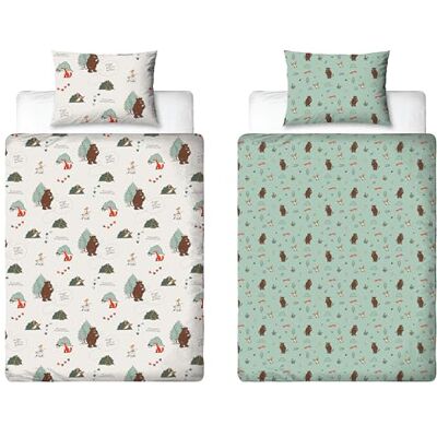 Character World The Gruffalo Copripiumino Junior Ufficiale Design Woodland Biancheria da letto reversibile a 2 lati con federa coordinata Perfetto per camera bambini piccoli o nursery Polcotone Character World The Gruffalo Copripiumino Junior Ufficiale Design Woodland Biancheria da letto reversibile a 2 lati con federa coordinata Perfetto per camera bambini piccoli o nursery Polcotone
