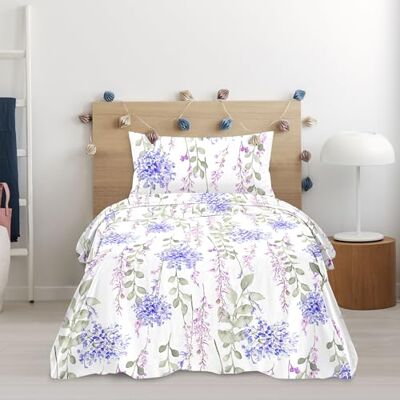 Ruggeri Set lenzuola Singolo Made in Italy 100% Puro Cotone Collezione Flower Mon Amour (Bouquet) Ruggeri Set lenzuola Singolo Made in Italy 100% Puro Cotone Collezione Flower Mon Amour (Bouquet)