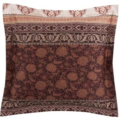 Bassetti Federa Oristano 41 in 100% cotone makò satin di colore beige, dimensioni: 65 x 65 cm, Bassetti Federa Oristano 41 in 100% cotone makò satin di colore beige, dimensioni: 65 x 65 cm,