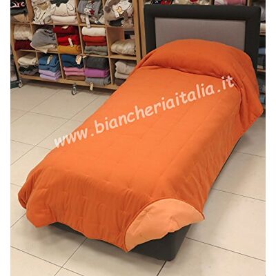 Caleffi 55128 Microfibra Mia Calduccia Coperta Mezza Stagione per Piazza e Mezza Letto, Arancio Caleffi 55128 Microfibra Mia Calduccia Coperta Mezza Stagione per Piazza e Mezza Letto, Arancio