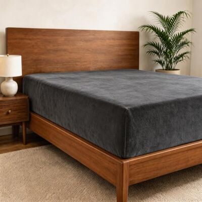 Cathay Home Lenzuolo con angoli in flanella felpata, ultra morbido ed extra felpato, anti-pelucchi, per tutte le stagioni, caldo e confortevole, per tutte le stagioni, con tasca profonda 30,5 cm (solo Cathay Home Lenzuolo con angoli in flanella felpata, ultra morbido ed extra felpato, anti-pelucchi, per tutte le stagioni, caldo e confortevole, per tutte le stagioni, con tasca profonda 30,5 cm (solo