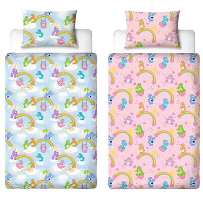 Character World Set copripiumino singolo con licenza ufficiale Care Bears Sunshine Design Biancheria da letto reversibile a 2 lati con federa coordinata Perfetto per la camera dei bambini Policotone Character World Set copripiumino singolo con licenza ufficiale Care Bears Sunshine Design Biancheria da letto reversibile a 2 lati con federa coordinata Perfetto per la camera dei bambini Policotone