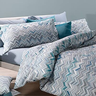 Caleffi Copripiumino Matrimoniale Cotone con Federe 255x200 Oeko Tex set parure completa, sacco piumino con bottoni, tinta unita, morbido, traspirante, no stiro, ipoallergenico, per piumone Caleffi Copripiumino Matrimoniale Cotone con Federe 255x200 Oeko Tex set parure completa, sacco piumino con bottoni, tinta unita, morbido, traspirante, no stiro, ipoallergenico, per piumone