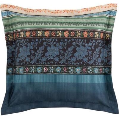 Bassetti Federa Orosei G1 in 100% raso di cotone makò di colore grigio, dimensioni: 65 x 65 cm, Bassetti Federa Orosei G1 in 100% raso di cotone makò di colore grigio, dimensioni: 65 x 65 cm,