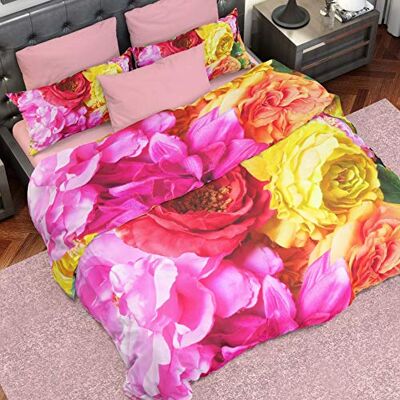 PETTI Artigiani Italiani Copripiumino, Set Copripiumino Matrimoniale, Copripiumino Matrimoniale, Parure Copripiumino, Copripiumone, 100% Made in Italy, 100% Microfibra Anallergica PETTI Artigiani Italiani Copripiumino, Set Copripiumino Matrimoniale, Copripiumino Matrimoniale, Parure Copripiumino, Copripiumone, 100% Made in Italy, 100% Microfibra Anallergica