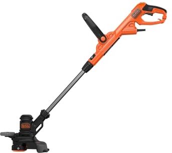 Black & Decker Tagliabordi Elettrico Tecnologia PowerCommand, Ampiezza taglio 28 cm, Doppia Impugnatura 550 W ,