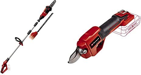 Einhell Utensile multifunzione a batteria GE-HC 18 Li T-Solo & GE-LS 18 Li-Solo Forbici da potatura a batteria Power X-Change