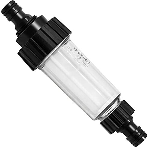 VARIOSAN Filtro dell'acqua con adattatore 15648, 3/4", per idropulitrice, pompa o camper, adatto anche per Kärcher 4.730-059.0