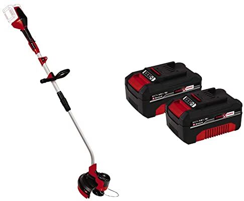 Einhell GE-CT 36/30 LI e solo 3411300 Tagliabordi Elettrico Senza Fili Senza Asse & Originale Batteria Pxc-Twinpack 4.0 Ah Power X-Change, Li-Ion, 18 V, 2X 4.0 Ah, Adatta A Tutti I Dispositivi Pxc