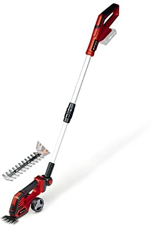 Einhell GE-CG 18/100 Li T-Solo Forbici Tagliasiepi a batteria Power X-Change (18V,lama 100 mm, tagliasiepi 200 mm, passo denti 8 mm, incl. manico telescopico, senza batteria e caricabatteria)