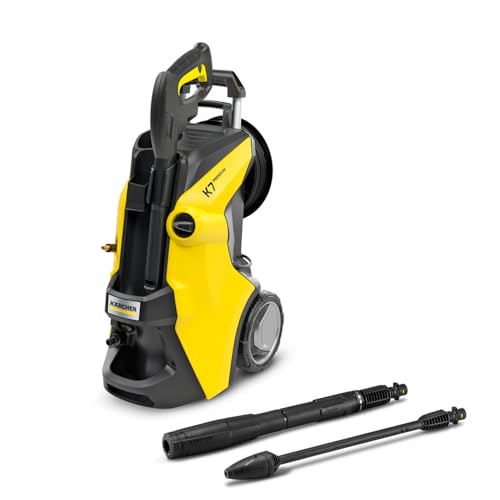 Kärcher Idropulitrice K 7 Power da 180 Bar, Dimensioni Standard, 2 Lance: 1 Ugello MangiaSporco, 1 Vario Power, Pistola LED, Erogazione detergente dalla lancia con Sistema Plug'n Clean, Tubo 10m