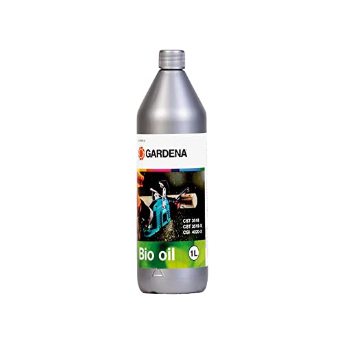 Gardena Olio per catene bio, 1l: Olio per motosega per la lubrificazione della motosega (6006-20)