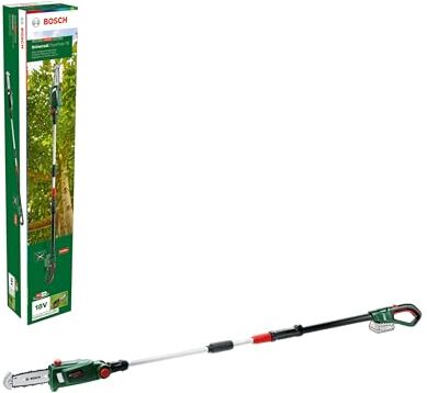 Bosch Motosega/Elettrosega/Svettatoio a batteria UniversalChainPole 18 (Senza batteria, confezione in cartone, sistema da 18 Volt)