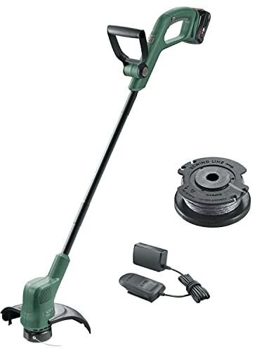 Bosch Tagliabordi EasyGrassCut 18-230 con batteria da 2 Ah, sistema 18 Volt, in scatola di cartone + Bobina di filo per tagliabordi EasyGrassCut, e ART SL