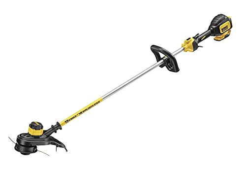 DeWalt Tagliabordi a Batteria Litio Motore Brushless, Ampiezza taglio 33 cm, Velocità Regolabile, Doppia Impugnatura 18 V 5.0 Ah