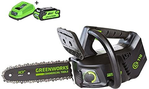 GreenWorks Motosega a catena Brushless  40V 40 cm 1 batteria 4,0 Ah 1 caricatore GD40CS18K4