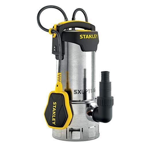 Stanley Pompa Immersione SXUP1100XDE per Acque Scure (1.100 W, Portata max. 16.500 l/h, Prevalenza max. 10,5 m)