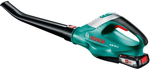 Bosch ALB 18 LI Soffiatore di foglie (210 km/h, 60 dB, 80 2.5 m/s², 1.5 m/s²), Nero/ Verde