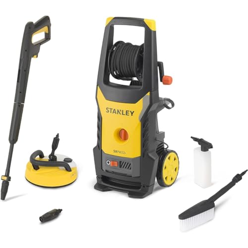 Stanley Idropulitrice ad Alta Pressione  con Patio Cleaner Deluxe e Spazzola Fissa (2200 W, 150 bar, 440 l/h)