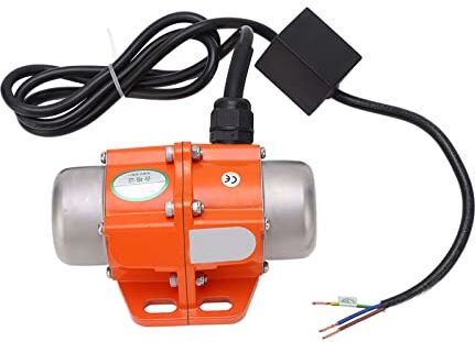 LBEC Motore a vibrazione massima 3600 giri/min Motore a vibrazione monofase ad alta efficienza 220 V angolo eccentrico regolabile per apparecchiature della macchina (40 W)