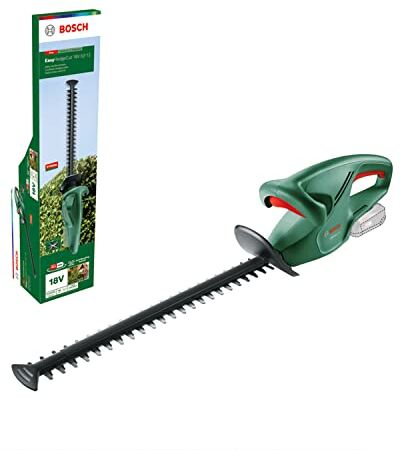 Bosch Tagliasiepi a batteria EasyHedgeCut 18V-52-13 (senza batteria; 18 Volt System; lunghezza barra 52 cm; per tagliare piccole siepi; in confezione di cartone)