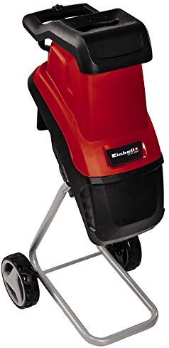 Einhell GC-KS 2540 Biotrituratore elettrico a lame (220-240 V, 50 Hz, 2000 W, diam. Max ramaglie 4 cm, incl. 2 coltelli reversibili lame speciali, pestello e sacco raccolta)