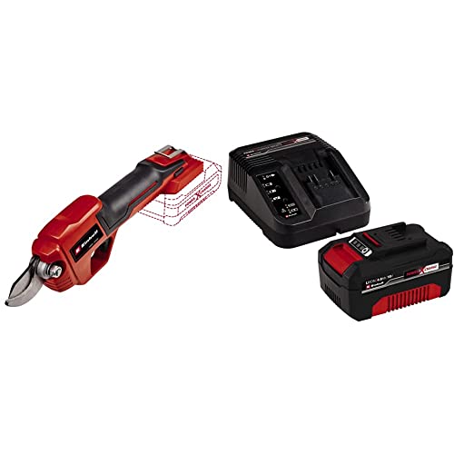 Einhell Forbici da potatura a batteria GE-LS 18 Li Power X-Change (ioni di litio, per rami fino a 28 mm, lame bypass, interruttore a scorrimento, incl. batteria e caricabatteria)