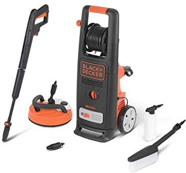 Black & Decker Idropulitrice ad Alta Pressione  con Patio Cleaner e Spazzola Fissa (2000 W, 140 bar, 440 l/h)