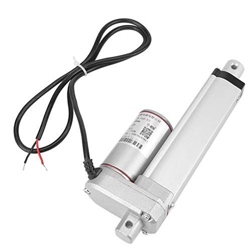 Oumefar Attuatore lineare elettrico CC 12V Corsa di sollevamento 50-300mm Attuatore lineare con staffa motore elettrico per ascensore impermeabile per auto(100mm)