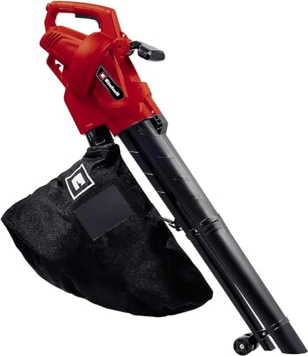 Einhell Aspiratore elettrico  (aspirazione/soffiaggio, tubo asp. Ø 75 mm, potenza asp. 650 m³/h, trinciatura, rapporto triturazione 10:1, vel. soffiagg. 240 km/h, sacco di raccolta 40 l)