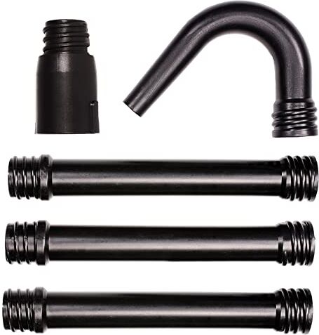 Einhell Set per grondaie (accessori per soffiatore per foglie, adatto per il soffiatore per foglie a batteria GP-LB 18/200 Li E, 5 pezzi, montaggio senza attrezzi, per la pulizia delle grondaie)